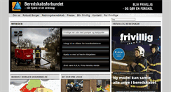 Desktop Screenshot of beredskab.dk